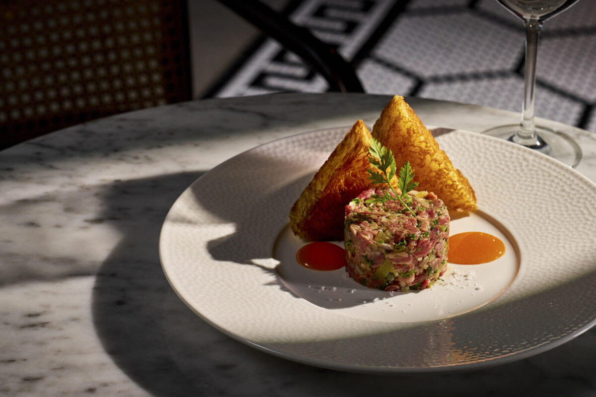 Tartare de Boeuf at The Stamford Brasserie Singapore