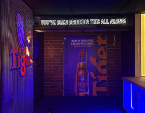 Tiger Beer blind tasting event at Guoco Tower with over 250 participants