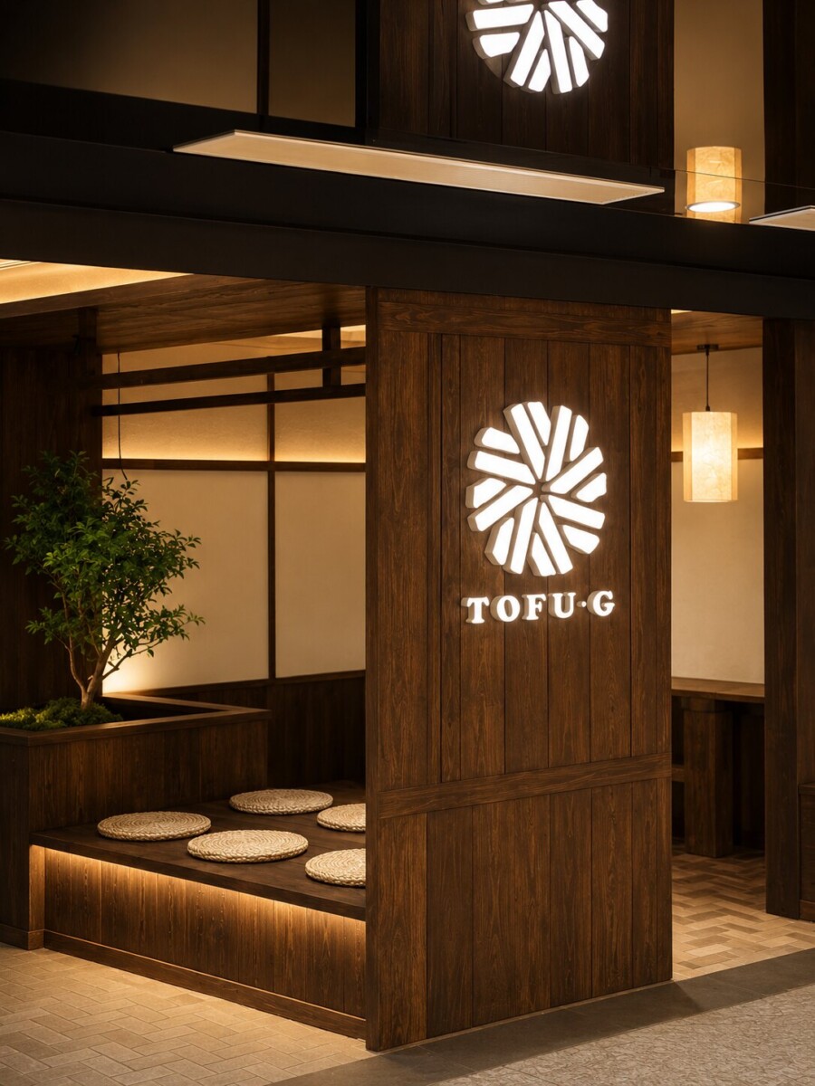 TOFU G's hanok-inspired interior at Mandarin Gallery. Image: TOFU G