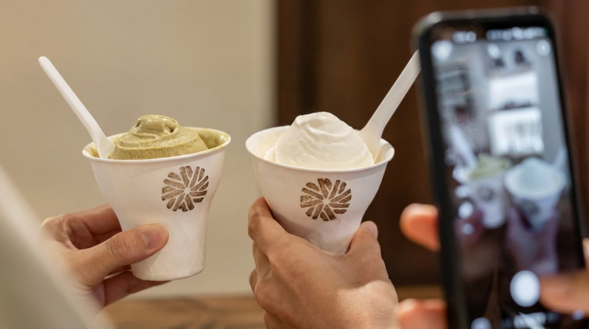 TOFU G Pistachio and Tofu Vegan gelato Singapore