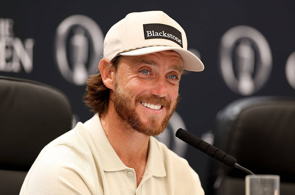 Tommy Fleetwood at the 154th Open Championship press conference, Royal Birkdale 2026