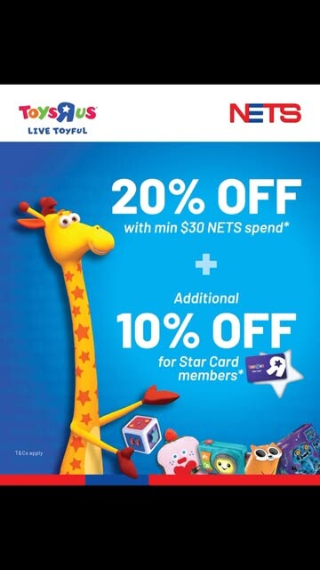 Toys R Us Singapore Star Card additional discount