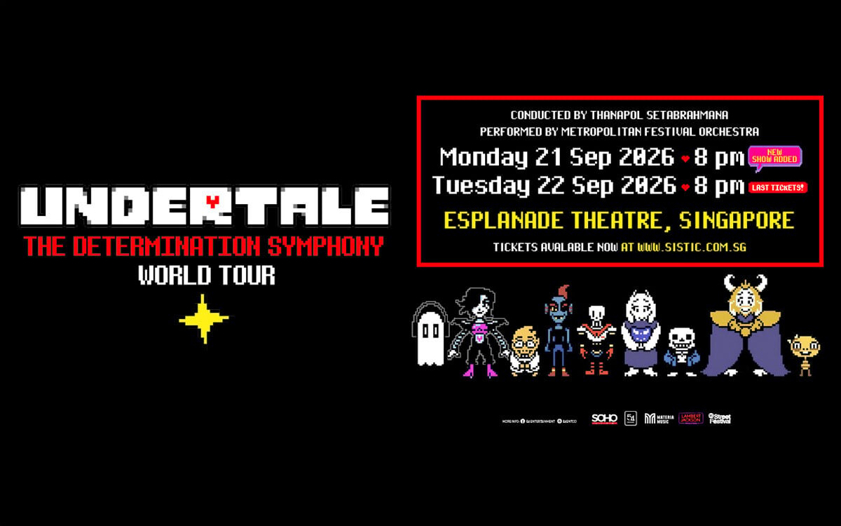 UNDERTALE The Determination Symphony World Tour artwork