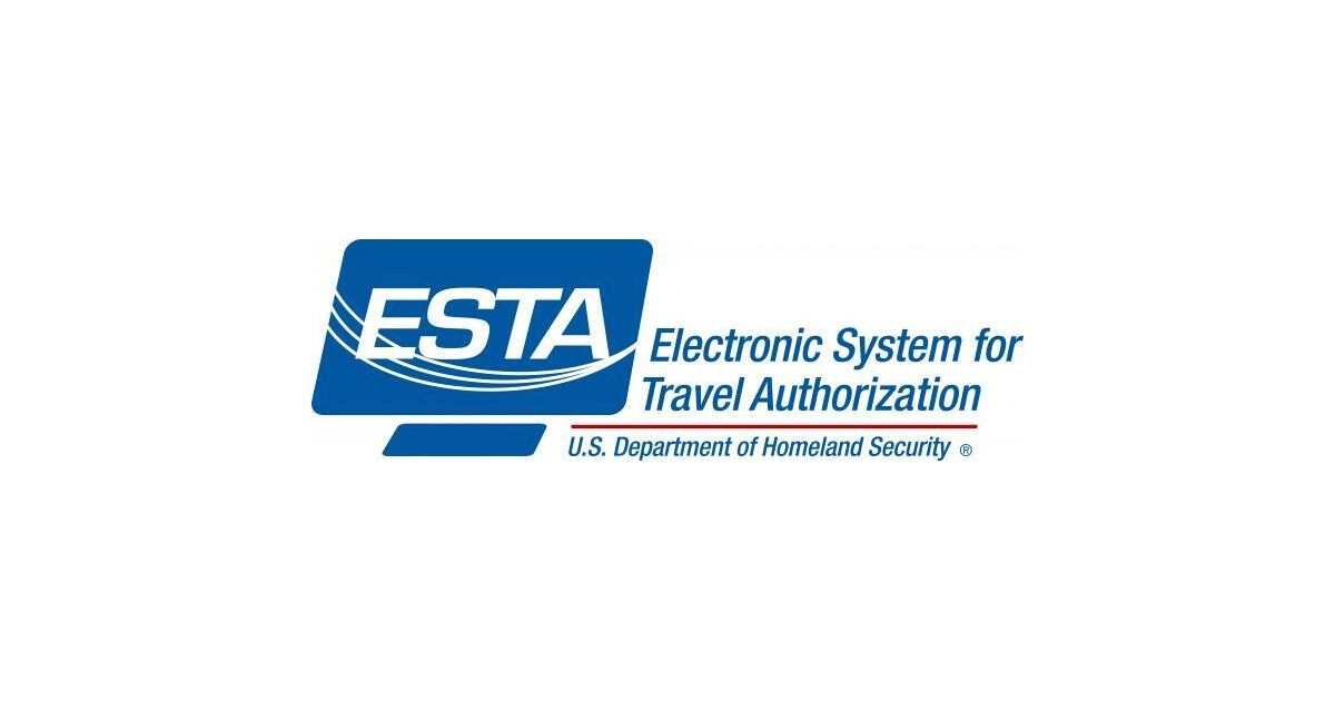 ESTA Electronic System for Travel Authorization logo from US Customs and Border Protection