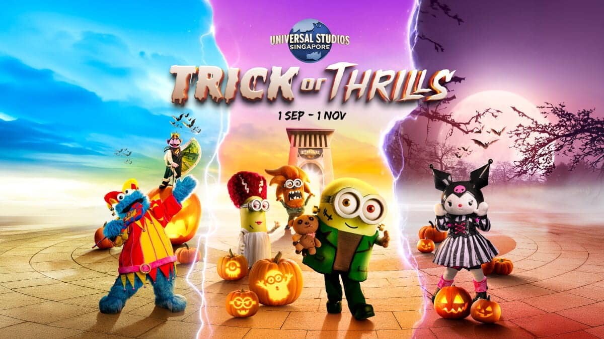 Trick or Thrills daytime Halloween programme at Universal Studios Singapore with Minions and character meet-and-greets