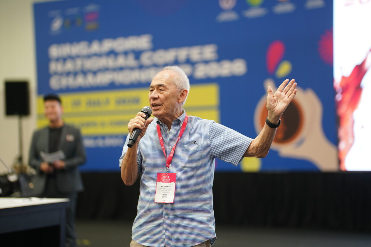 Victor Mah, President of the Singapore Coffee Association at SNCC 2026