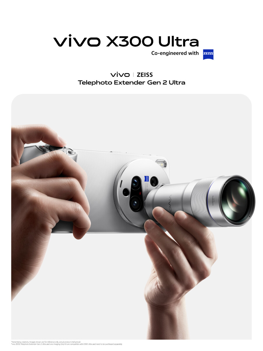 vivo X300 Ultra with 400mm ZEISS Telephoto Extender Gen 2 Ultra
