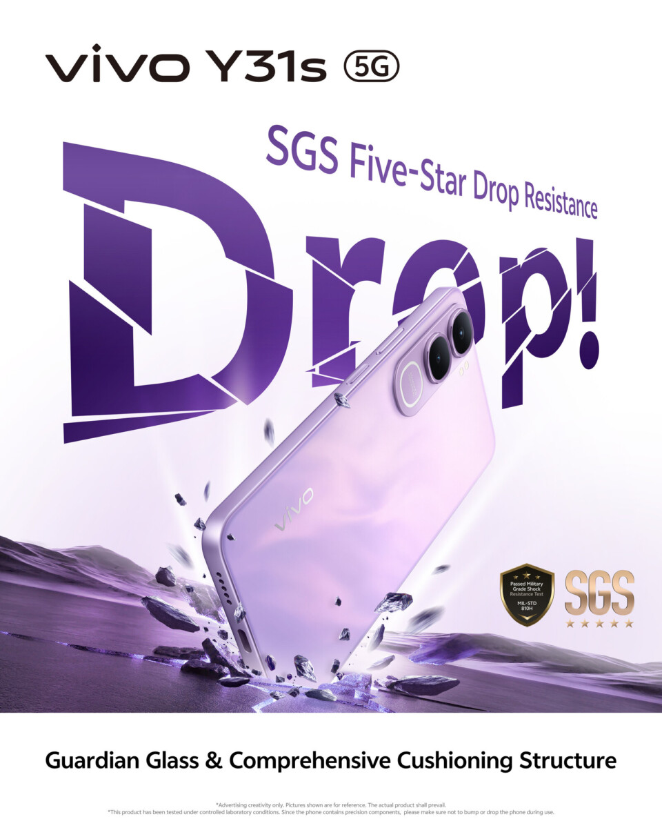 vivo Y31s 5G SGS Drop Resistance test