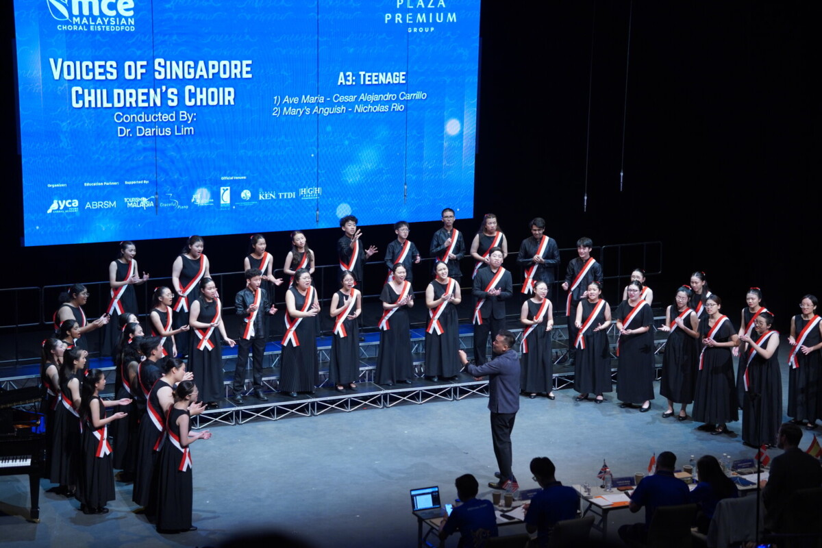 VOS Children's Choir Choral Scholars in Category A3 Teenage