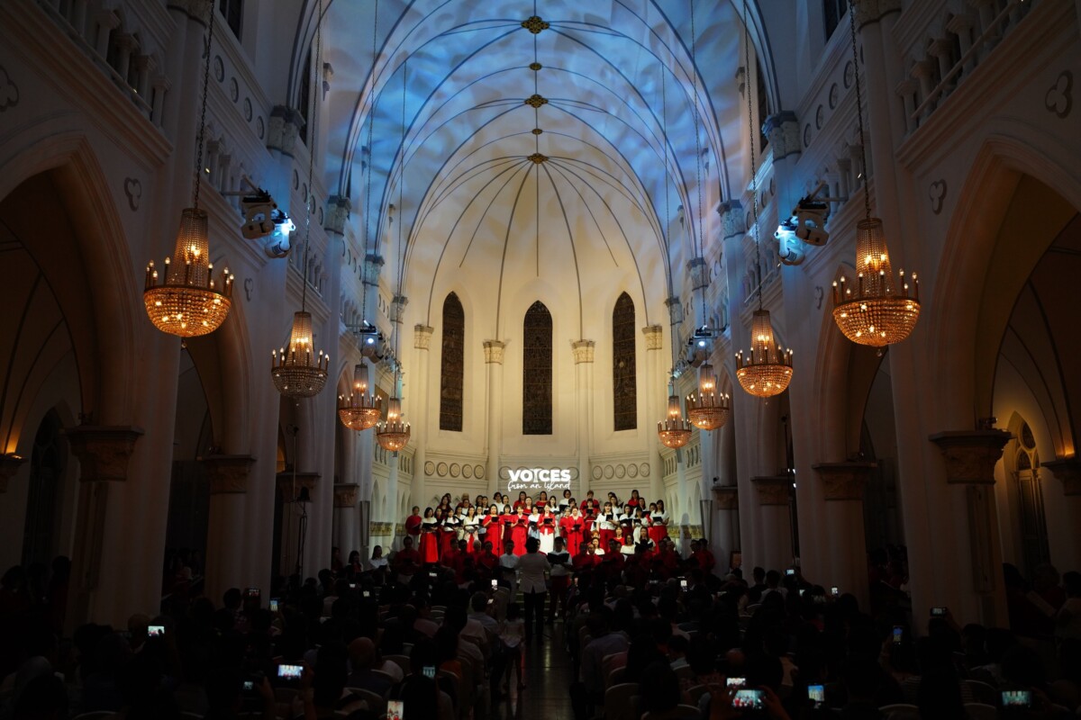 Gala performance at CHIJMES during the Voices of Singapore Festival