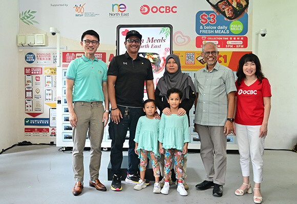 Warm Meals North East programme by OCBC and North East CDC