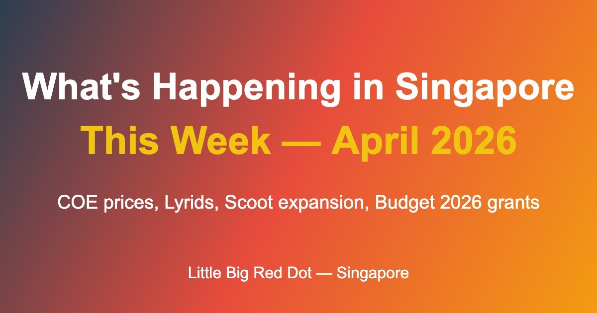 What is Happening in Singapore 23 April 2026