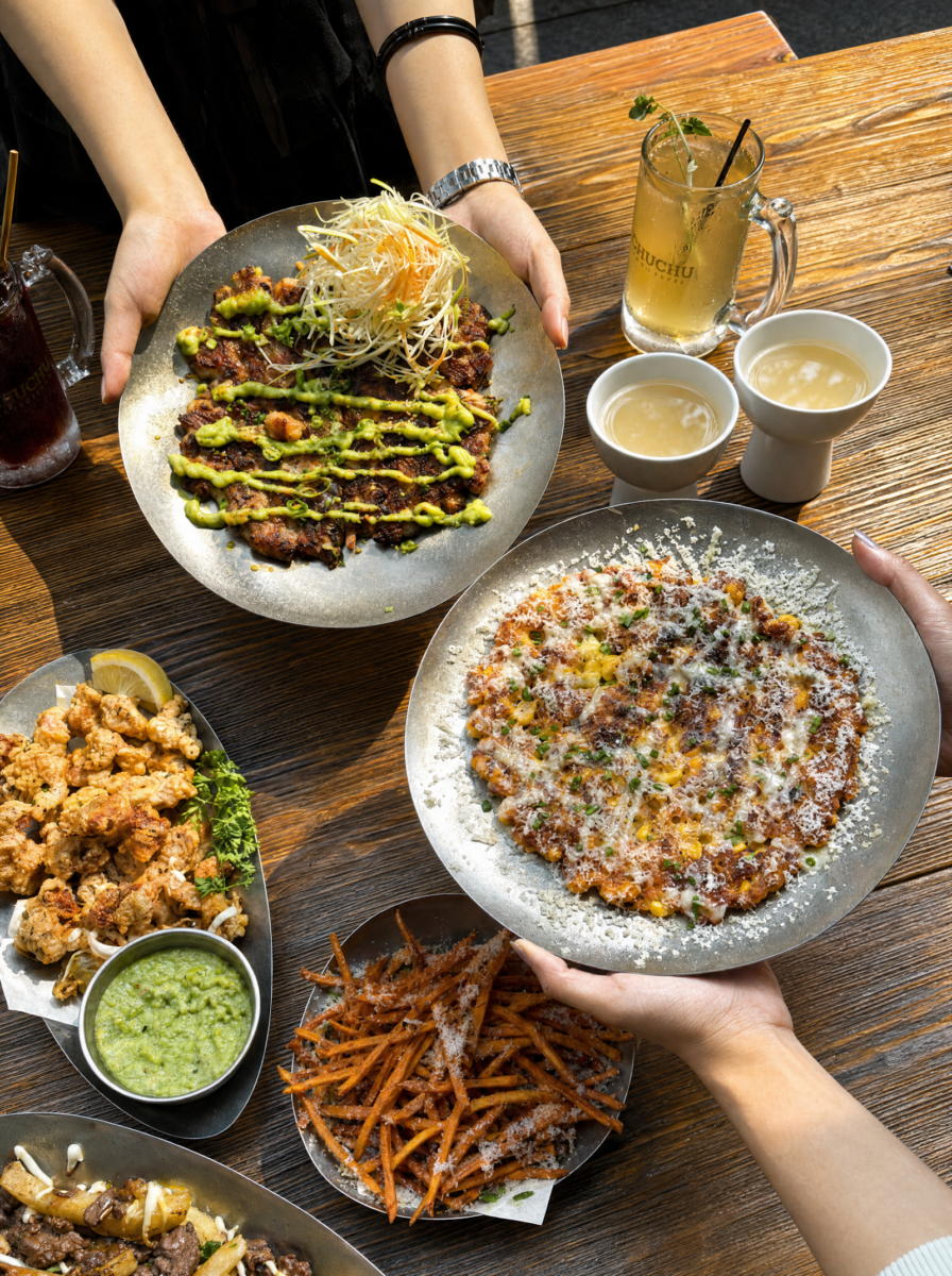 Garden-exclusive sharing plates at WHUCHU Beer Garden.