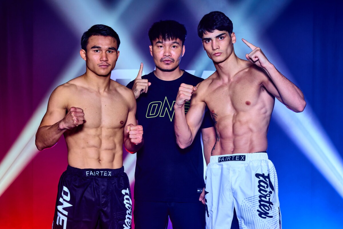 Worapon Lukjaoporongtom and Lenny Blasi face off before The Inner Circle 28 main event