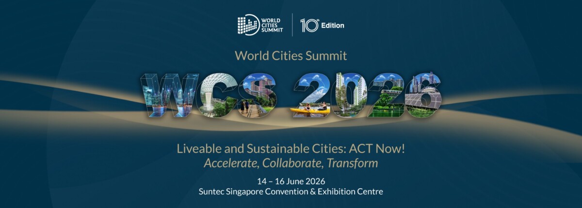 World Cities Summit exhibition and networking scene