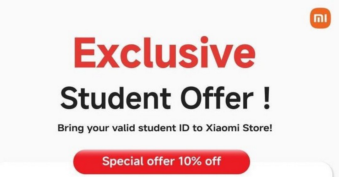 Xiaomi Singapore student promotion tablet deal visual