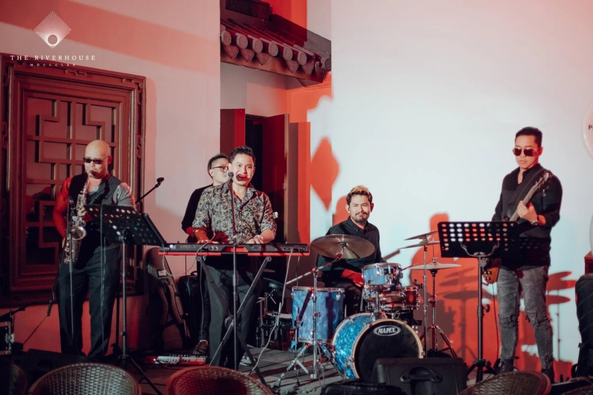 A live band performs at YIN, The Riverhouse