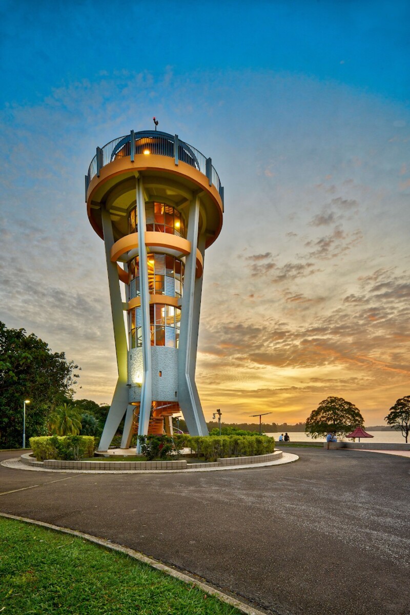 The Rocket Tower at Upper Seletar Reservoir, a landmark on the refreshed Yishun Heritage Trail