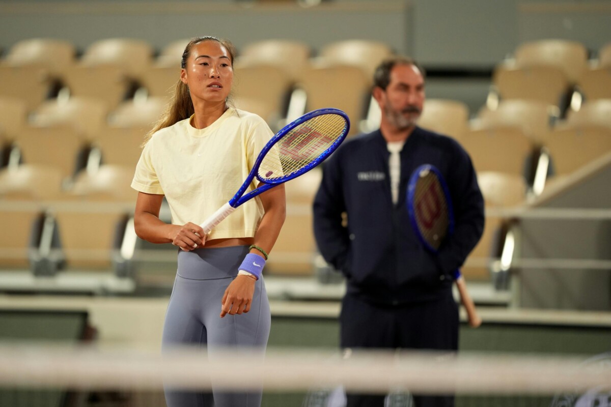 French Open 2026 draw Roland Garros Zheng Qinwen practice