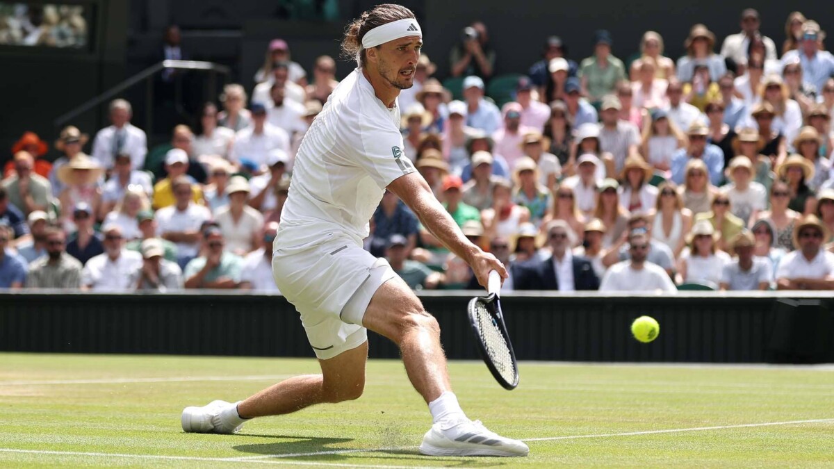Alexander Zverev in dominant form at Wimbledon 2026